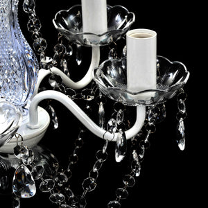 vidaXL Chandelier with 5 Lights Transparent