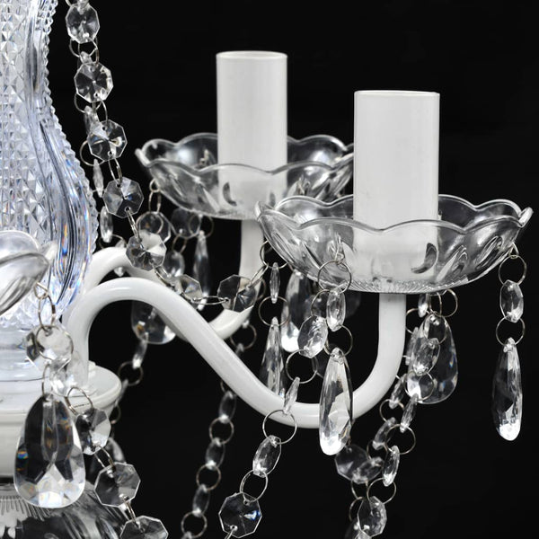 vidaXL Chandelier with 5 Lights Transparent