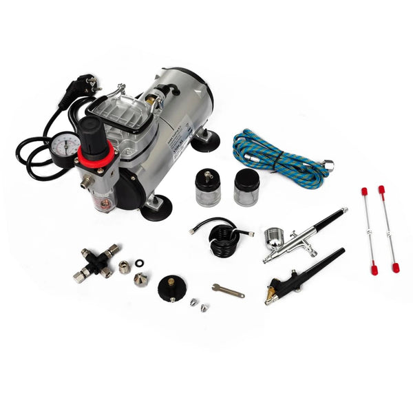 Airbrush Professional Complete Set with 2 Guns