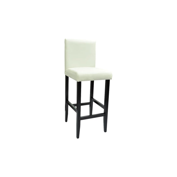 vidaXL Bar Stools 4 pcs. White Faux Leather