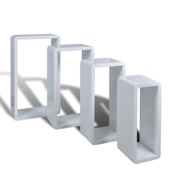 vidaXL 4-Piece Cube Shelf Set