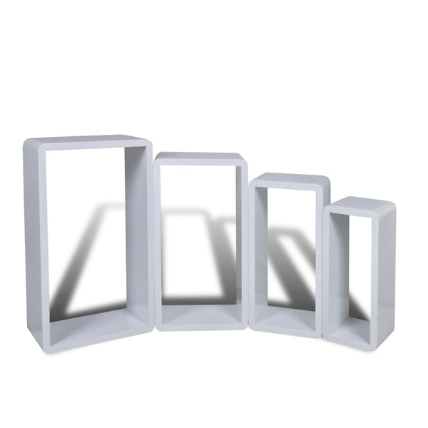 vidaXL 4-Piece Cube Shelf Set