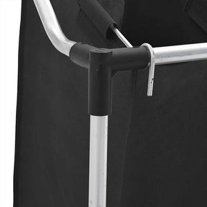 4-Compartment Black Laundry Sorter