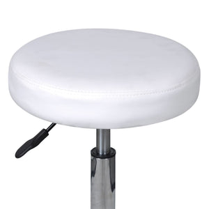 vidaXL Office Stool White