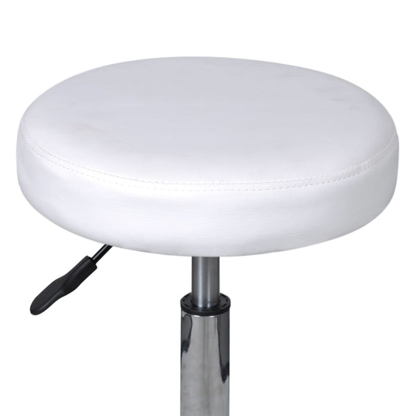 vidaXL Office Stool White