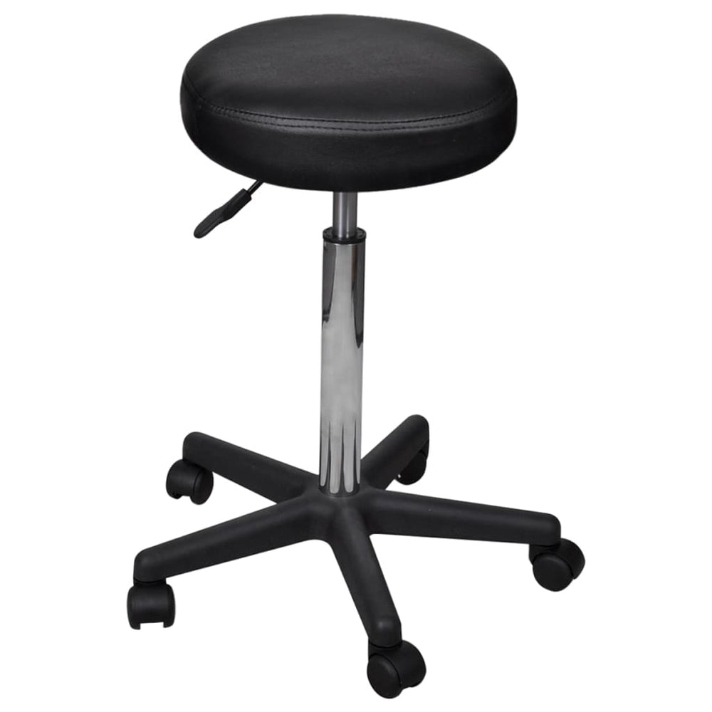 vidaXL Office Stool Black