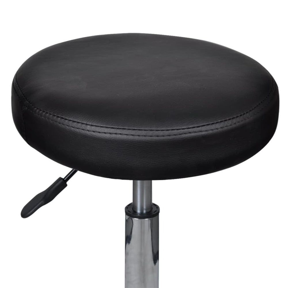 vidaXL Office Stool Black