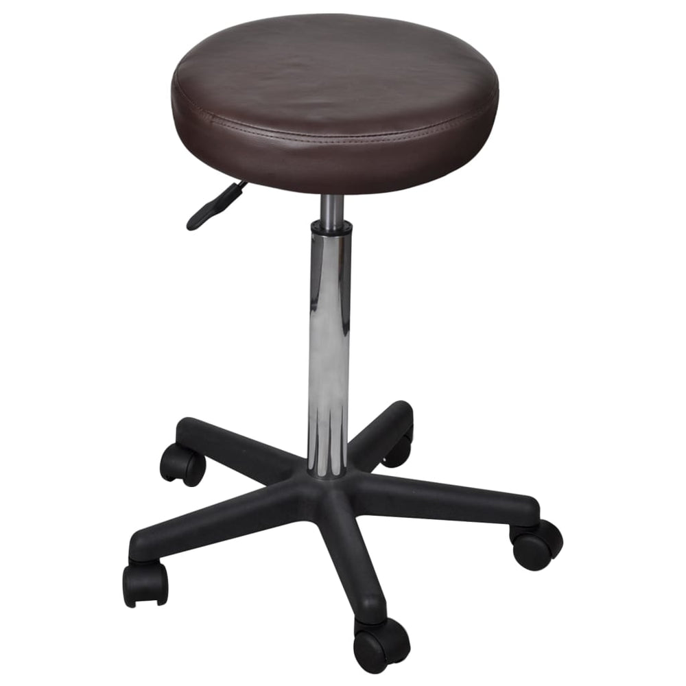 vidaXL Office Stool Brown