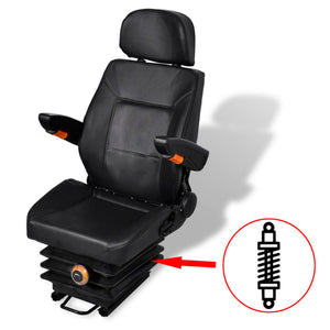 vidaXL Tractor Seat with Suspension