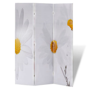 vidaXL Folding Room Divider 120 x 170 cm Flower