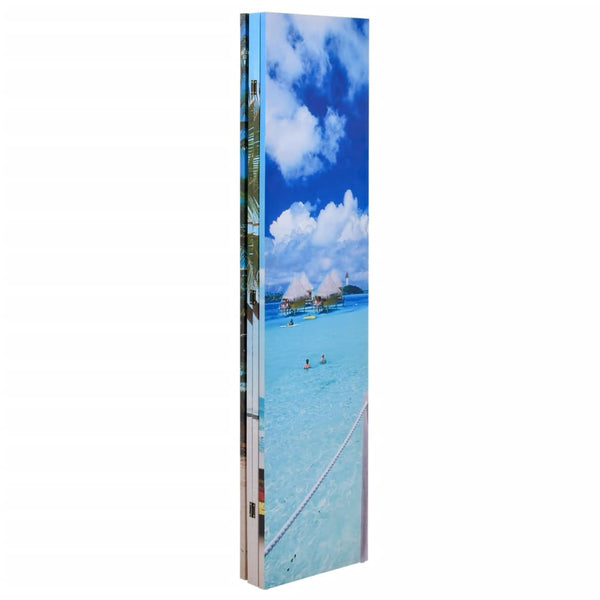 vidaXL Folding Room Divider 160 x 170 cm Beach