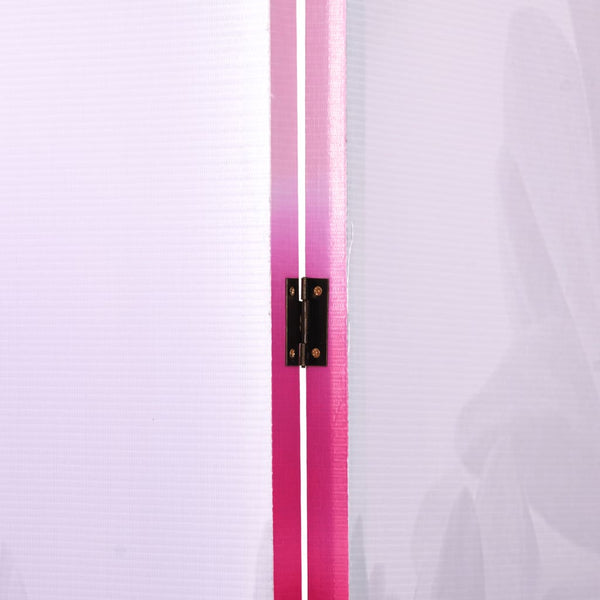 vidaXL Folding Room Divider 160 x 170 cm Flower