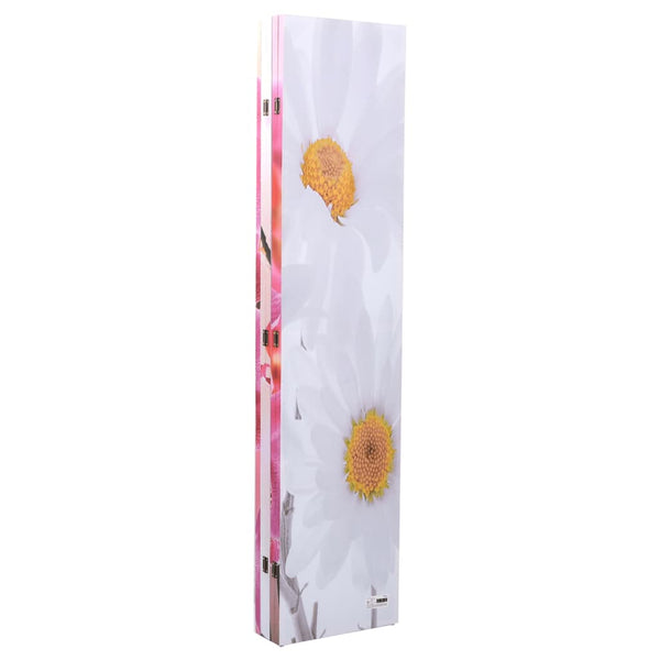 vidaXL Folding Room Divider 200 x 170 cm Flower