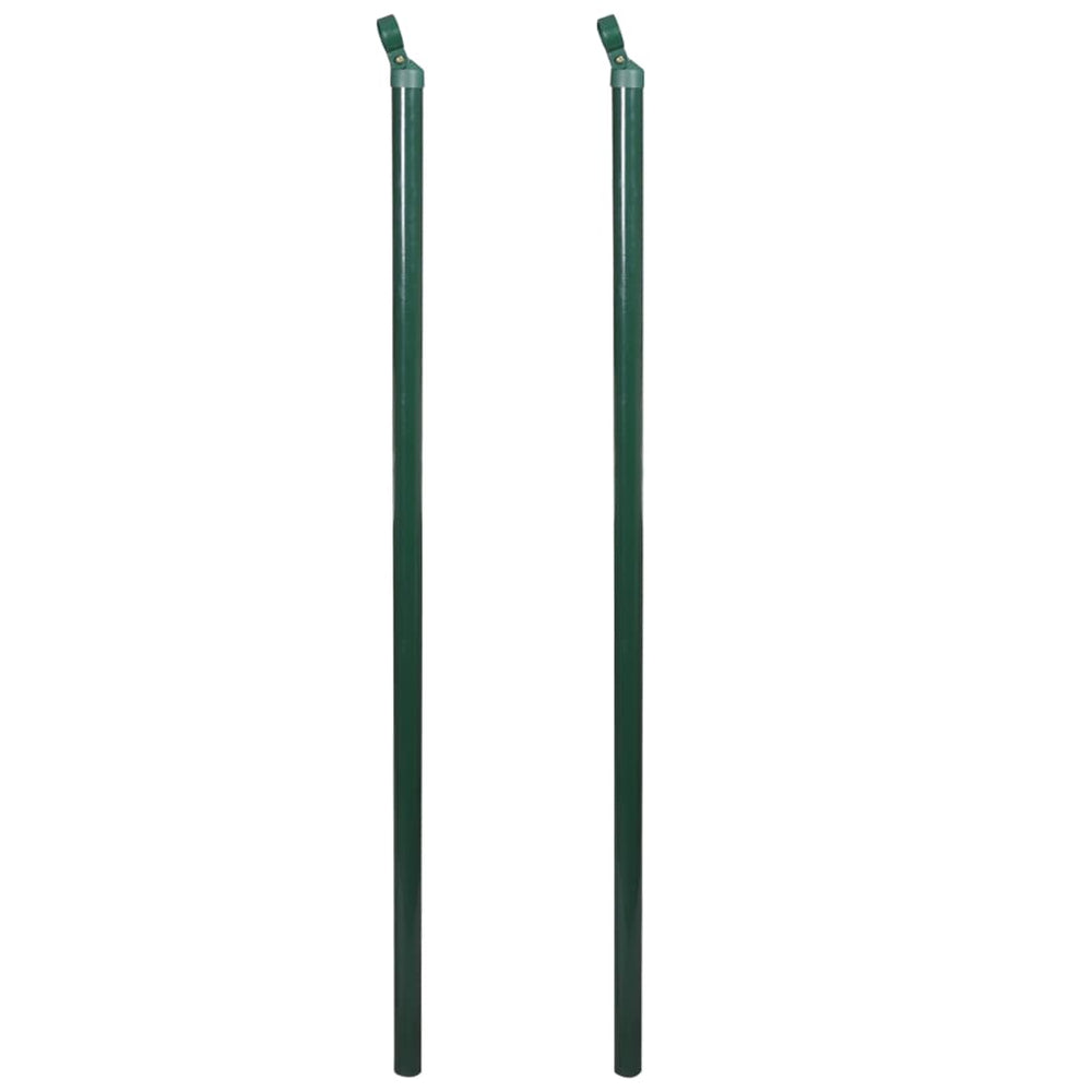 vidaXL Fence Posts 2 pcs. 200 cm
