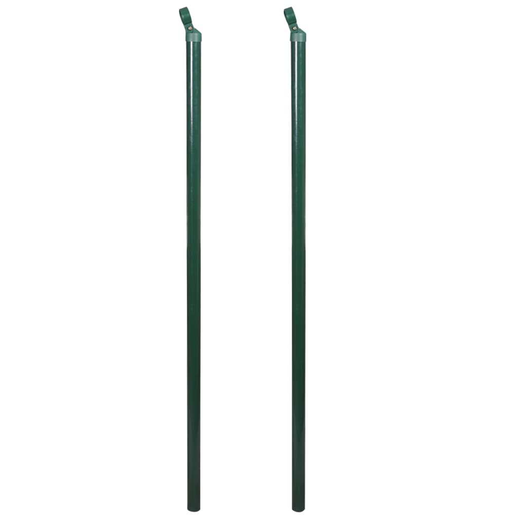 vidaXL Fence Posts 2 pcs. 200 cm