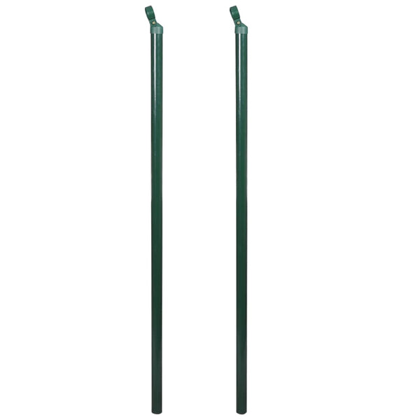 vidaXL Fence Posts 2 pcs. 200 cm