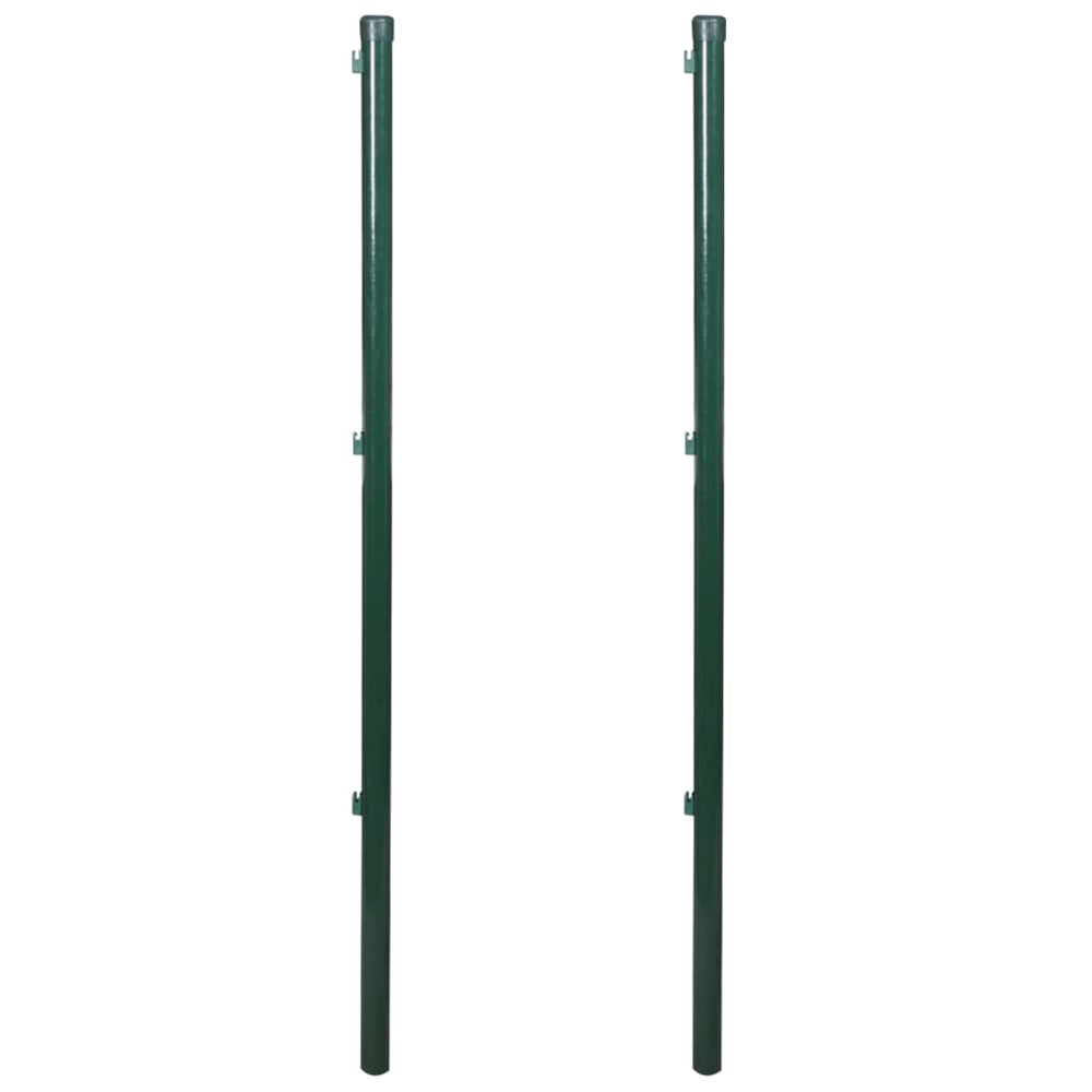 vidaXL Fence Posts 2 pcs. 170 cm