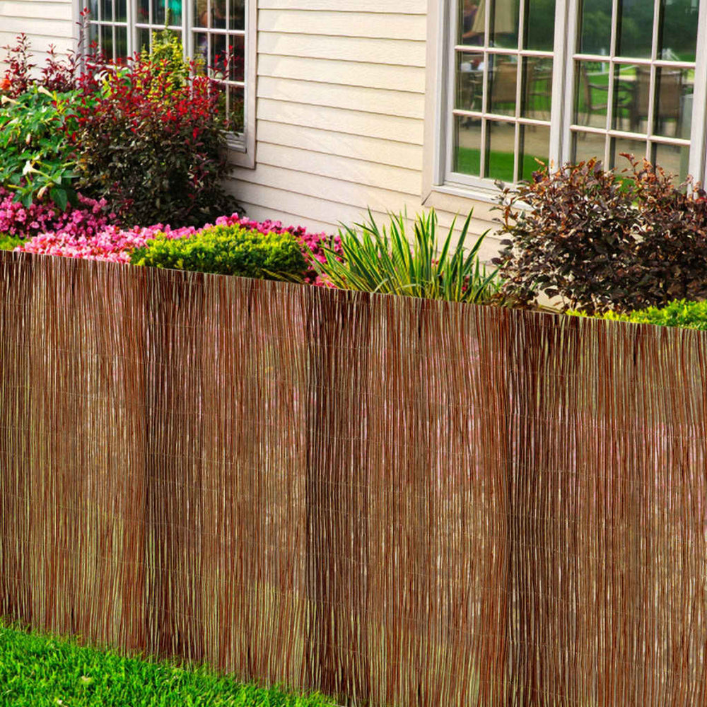 vidaXL Willow Fence 500x100 cm
