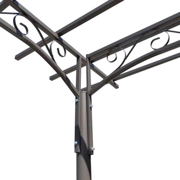 Steel Pavilion Gazebo Garden House Arbour Summer House