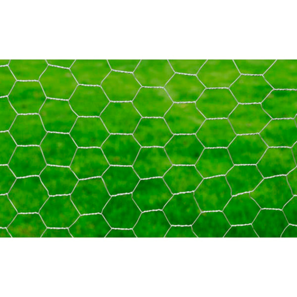 vidaXL Galvanized Steel Mesh Fencing 25x0.5 m Silver