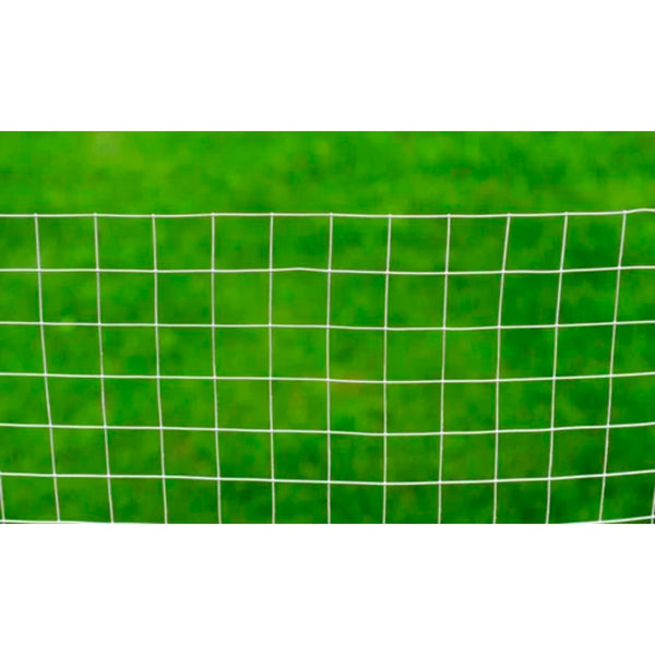 vidaXL Chicken Wire Mesh Galvanized Steel 25x1 m Silver