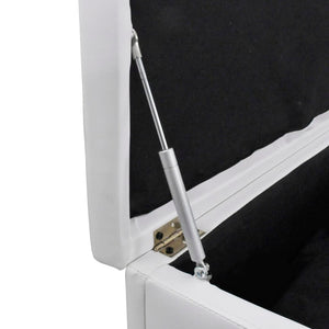 vidaXL Storage Bench White 118x44x44 cm