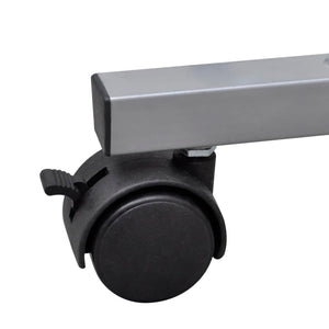 Computer Desk, Computer Cart, PC Table, Office Desk, Laptop, Casters, Black