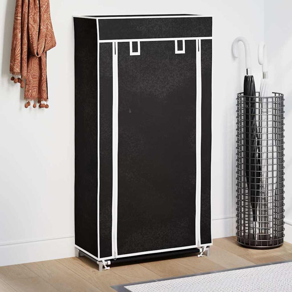 Shoe Cabinet Shoe Rack Shoe Storage 5-Tier 58 x 28 x 106 cm Black