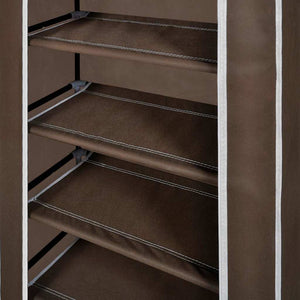 Shoe Cabinet Shoe Rack Shoe Organizer 5-Tier 58 x 28 x 106 cm Brown