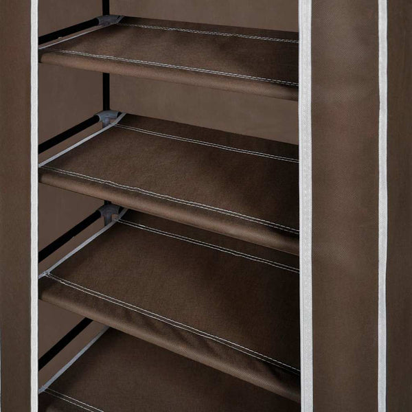 Shoe Cabinet Shoe Rack Shoe Organizer 5-Tier 58 x 28 x 106 cm Brown