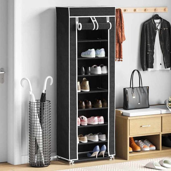 Shoe Cabinet Shoe Rack 8 Tiers 57 x 29 x 162 cm