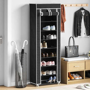 Shoe Cabinet Shoe Rack 8 Tiers 57 x 29 x 162 cm