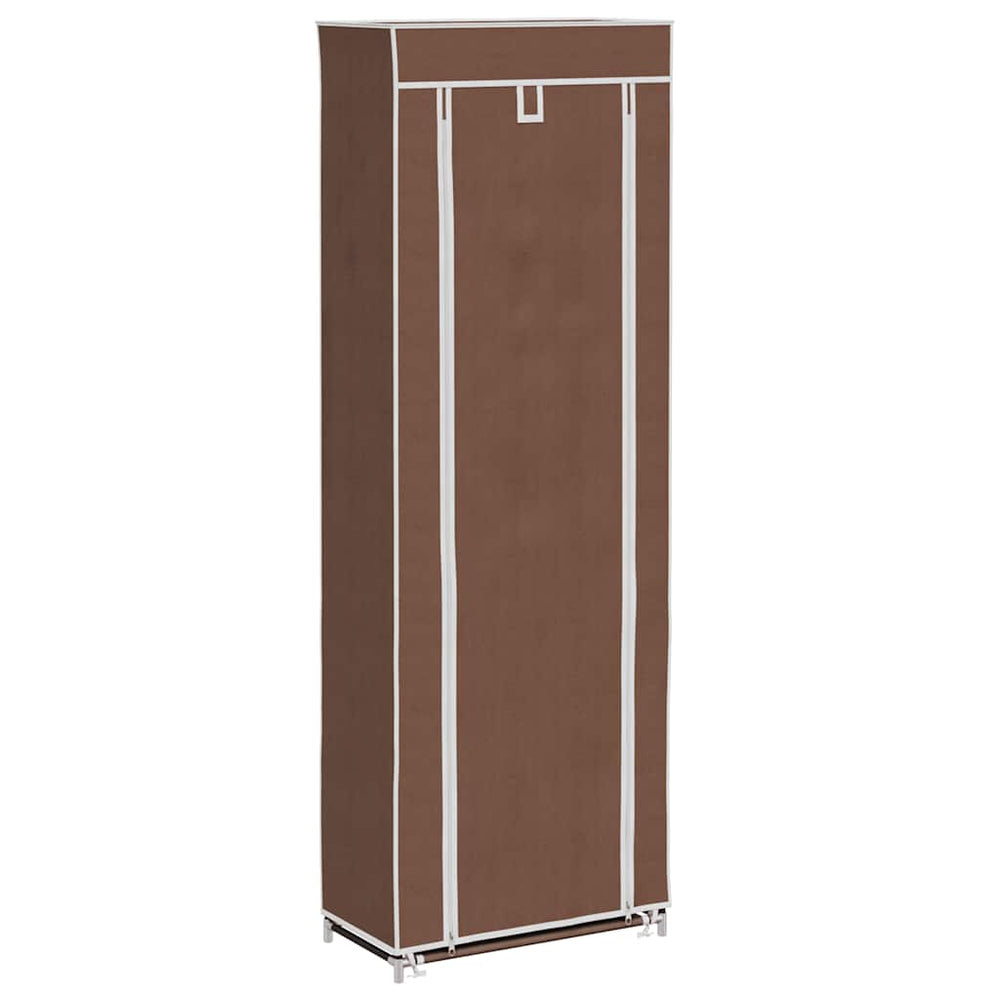 Shoe Cabinet Shoe Rack 8 Tiers 57 x 29 x 162 cm Brown