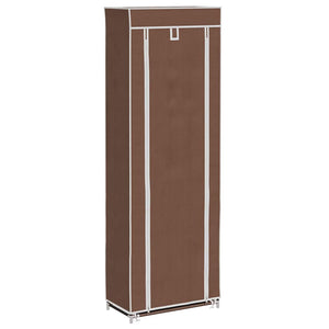 Shoe Cabinet Shoe Rack 8 Tiers 57 x 29 x 162 cm Brown