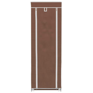 Shoe Cabinet Shoe Rack 8 Tiers 57 x 29 x 162 cm Brown