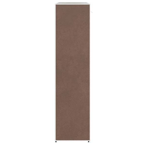 vidaXL Fabric Wardrobe with Shelves and Rods 45x150x176 cm Brown