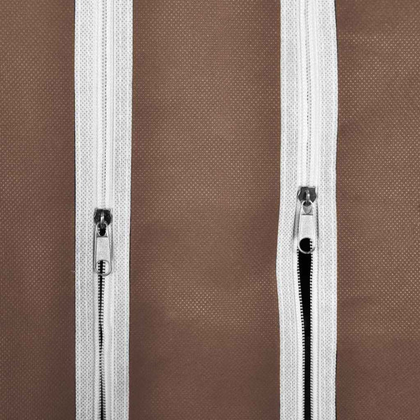 vidaXL Fabric Wardrobe with Shelves and Rods 45x150x176 cm Brown