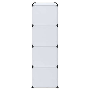 vidaXL Modular Cabinet with 9 Compartments 109x36.5x143 cm White