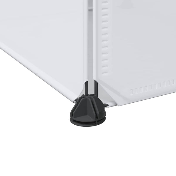 vidaXL Modular Cabinet with 9 Compartments 109x36.5x143 cm White