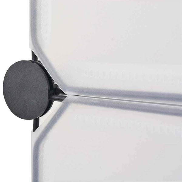 vidaXL Modular Wardrobe with 18 Compartments White 37x146x180.5 cm