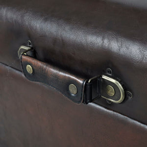 vidaXL Storage Trunk Set 3 pcs Brown