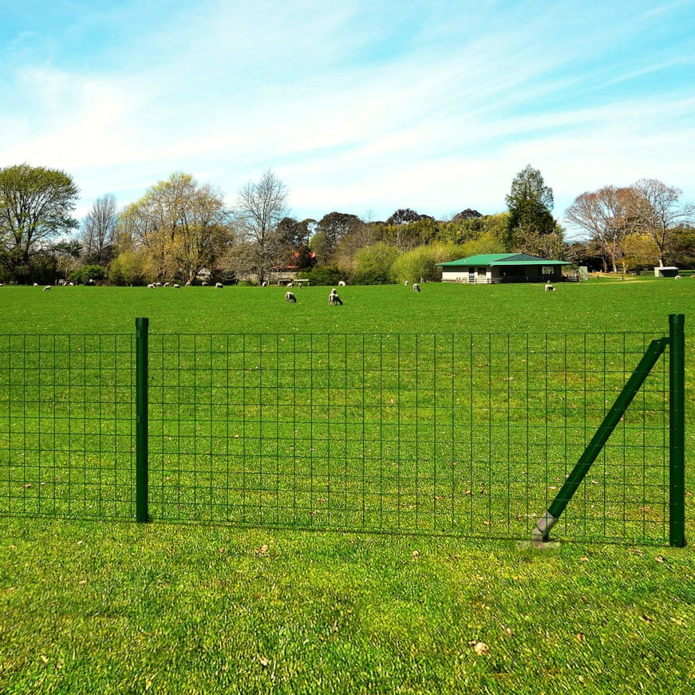 Mesh Fence Fencing Set Garden Fence Wire Mesh 25 x 1.2m