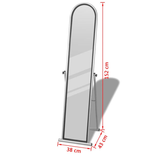 Floor mirror dressing mirror full-length mirror grey