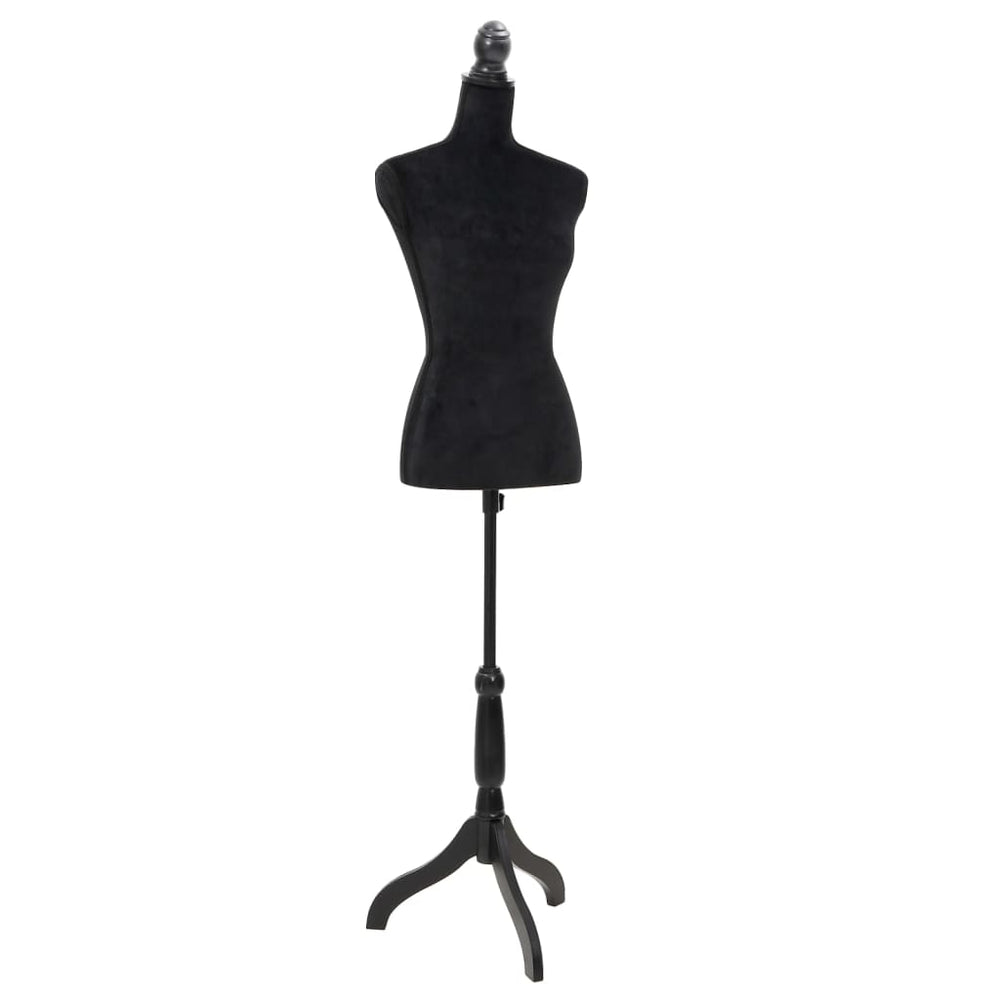 Female Bust Tailor's Dummy Bust Torso Draped Mannequin Black