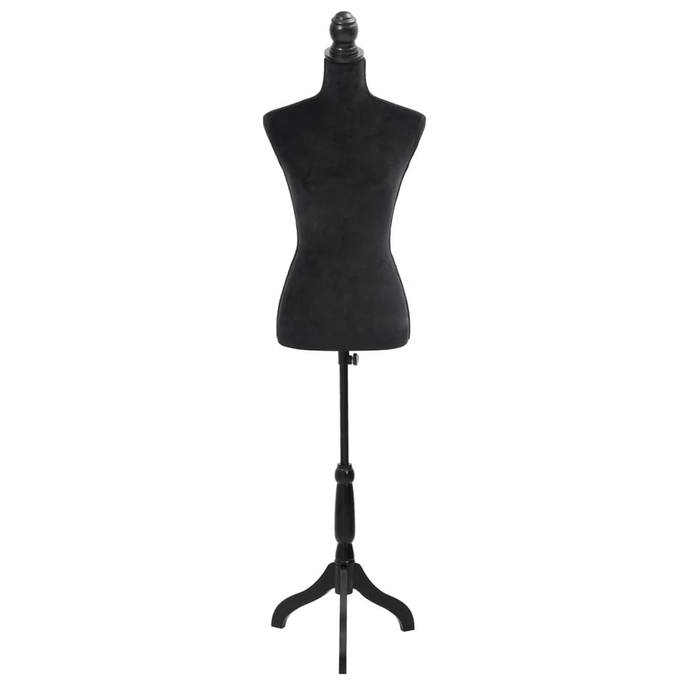 Female Bust Tailor's Dummy Bust Torso Draped Mannequin Black