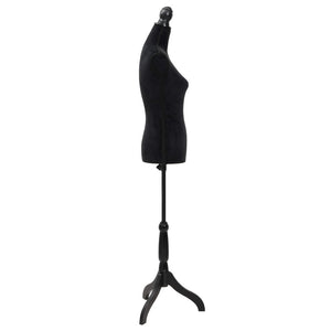 Female Bust Tailor's Dummy Bust Torso Draped Mannequin Black