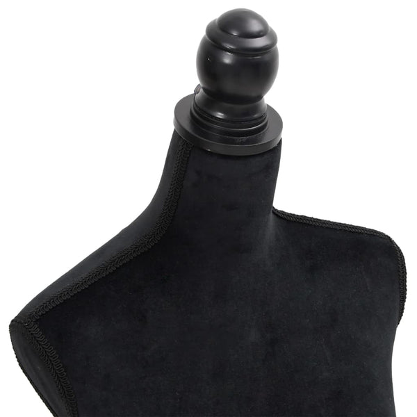 Female Bust Tailor's Dummy Bust Torso Draped Mannequin Black