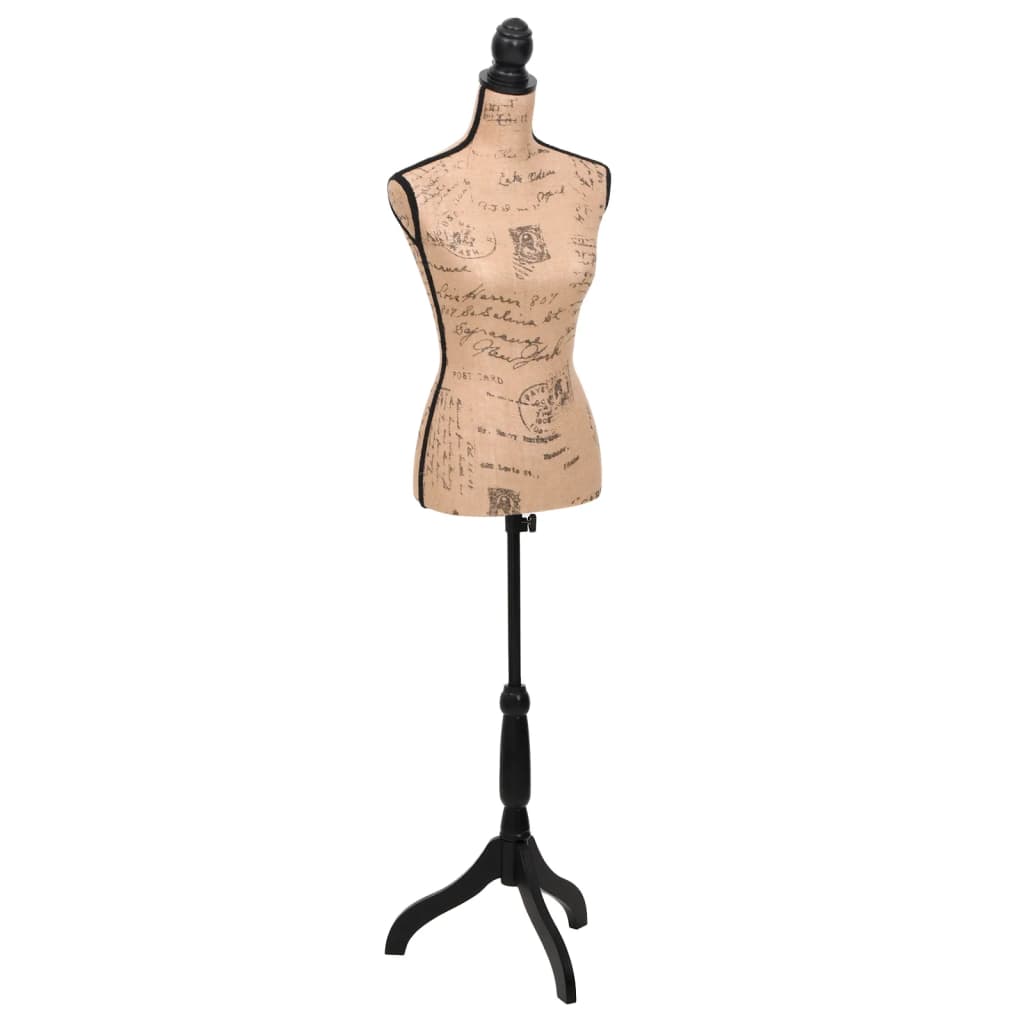 Female Bust Tailor's Dummy Dressmakers Dummy Torso Dressed Mannequin Jute