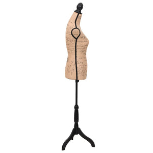 Female Bust Tailor's Dummy Dressmakers Dummy Torso Dressed Mannequin Jute