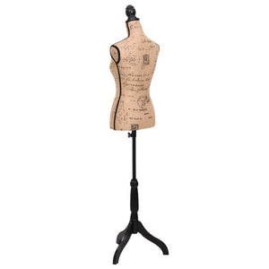 Female Bust Tailor's Dummy Dressmakers Dummy Torso Dressed Mannequin Jute
